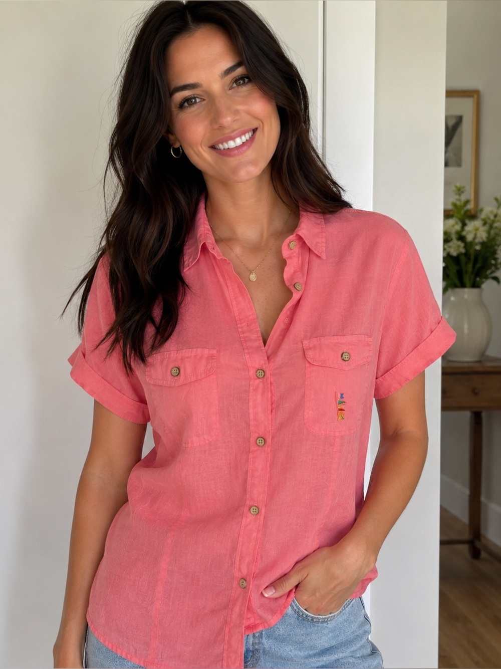 Pussers BVI Women’s Voile Skipper Cotton Shirt
